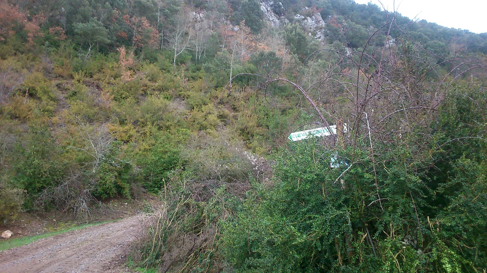 (Foto 13) Señal indicando el camino