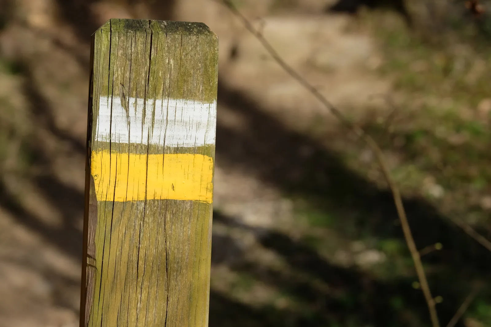 Señalización de sendero de pequeño recorrido
