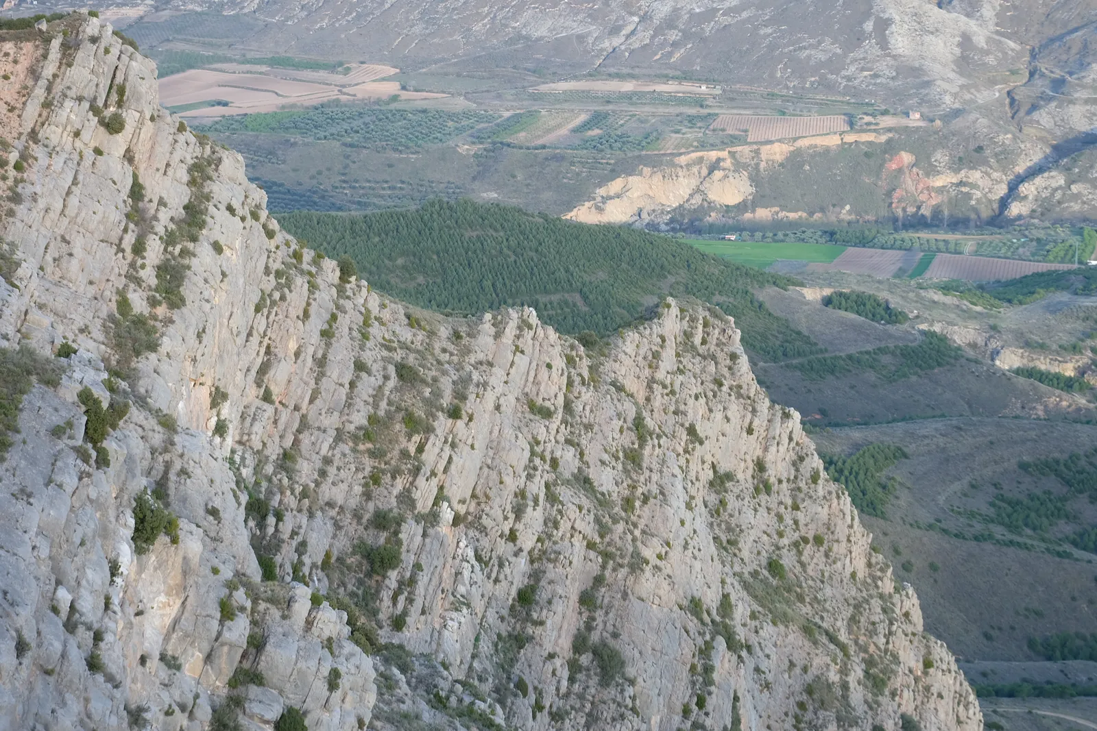 Vistas por el camino hacia la Cruz de Clavijo