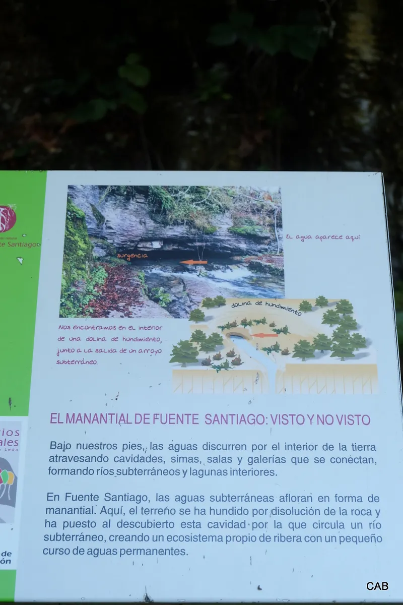 Cartel Fuente de Santiago