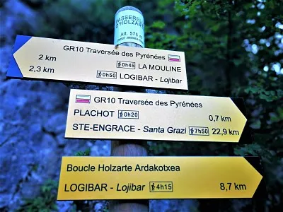 Pasarela de Holzarte, Larrau, (Francia) Passerelle d’Holzarte