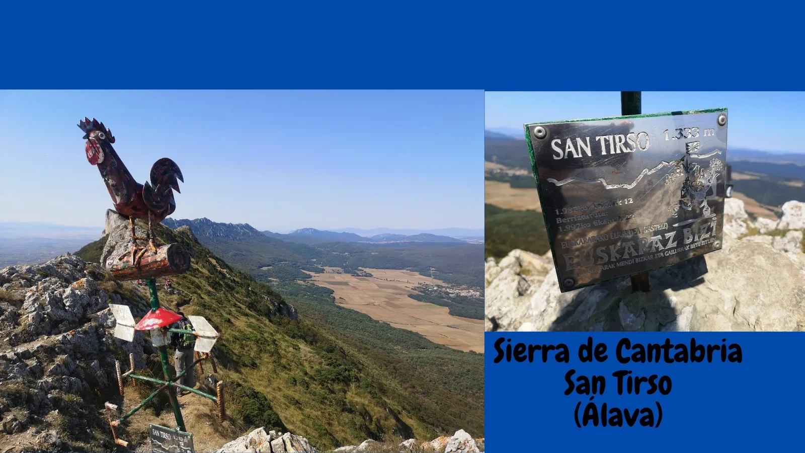 San Tirso desde Bernedo (Álava)